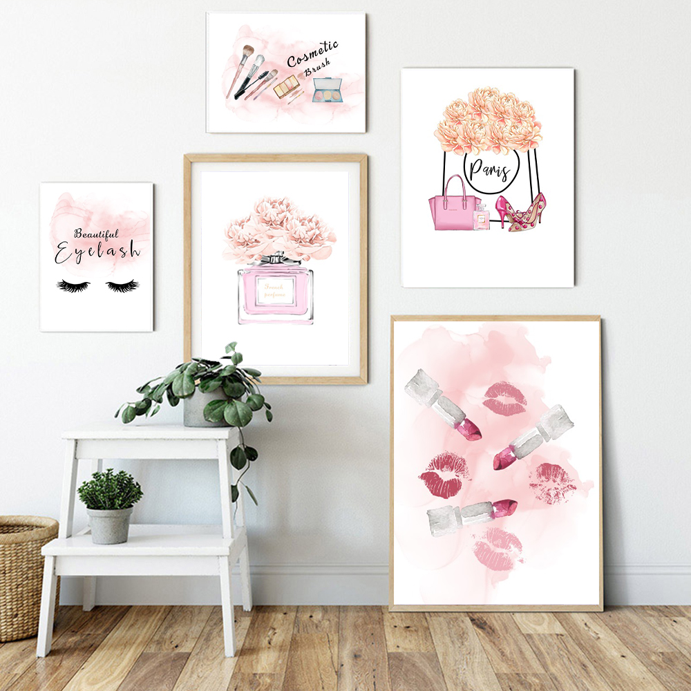 Beauty Makeup Pictures - Fashion Poster Makeup Brushes Beauty Wall