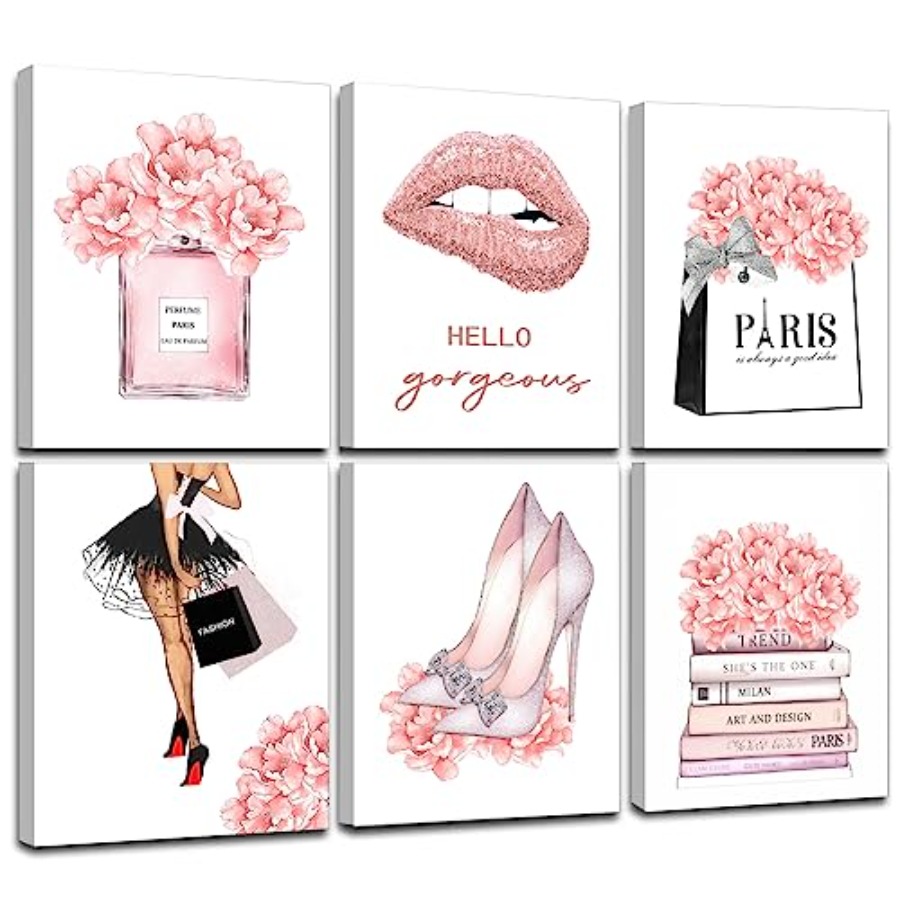 Beauty Makeup Pictures - FRAMED Makeup Room Canvas Wall Art