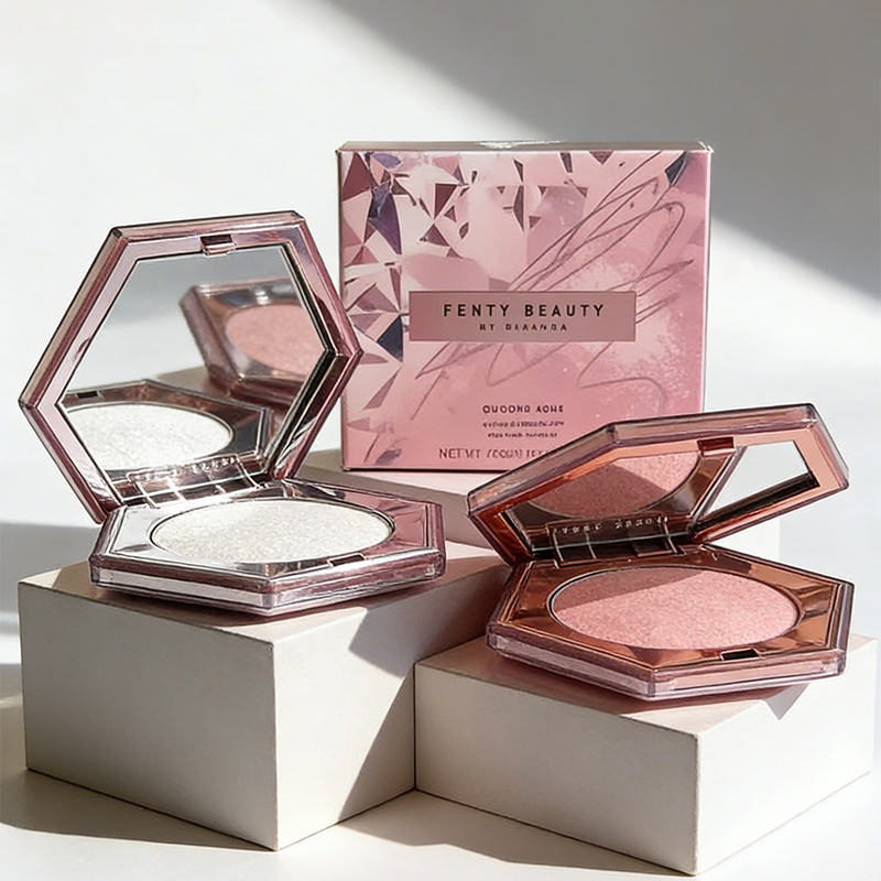 Fenty Beauty Makeup Highlighter - Fenty Beauty Portable Setting Powder Highlight