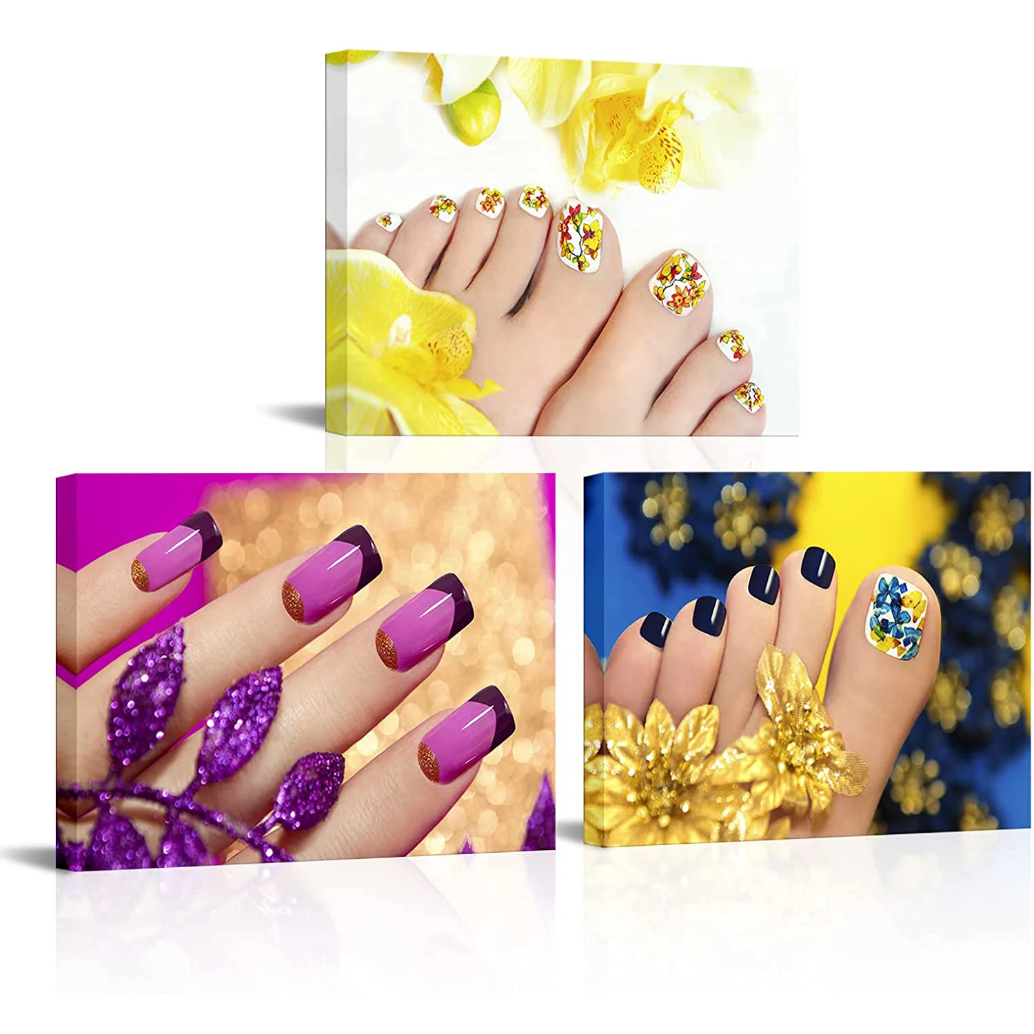 Beauty Makeup Pictures - 3 Piece Yellow Beauty Fashion Makeup