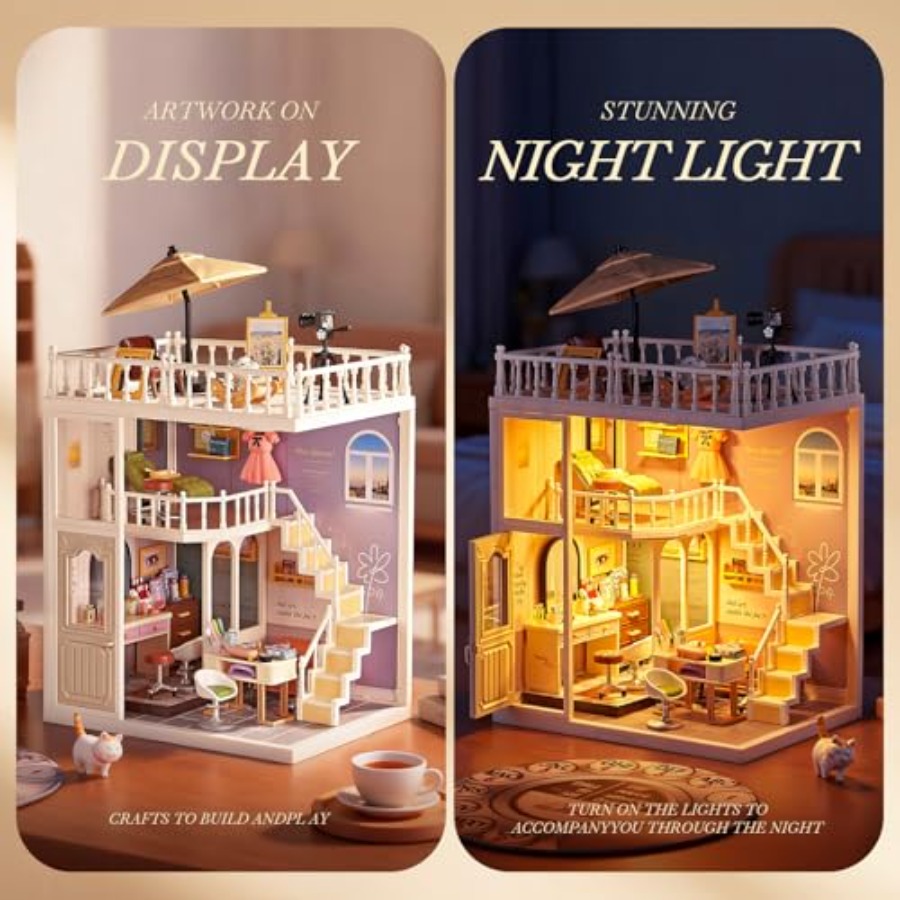 Beauty And Makeup Studio - DIY Miniature House Kit Beauty Salon