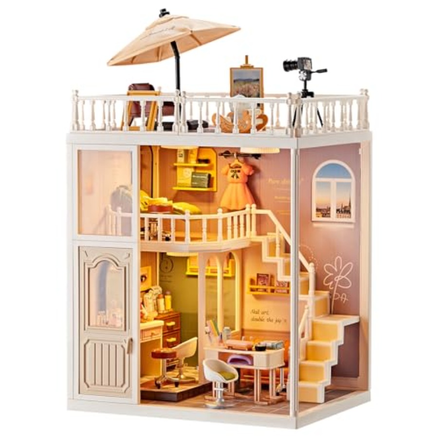 Beauty And Makeup Studio - DIY Miniature House Kit Beauty Salon