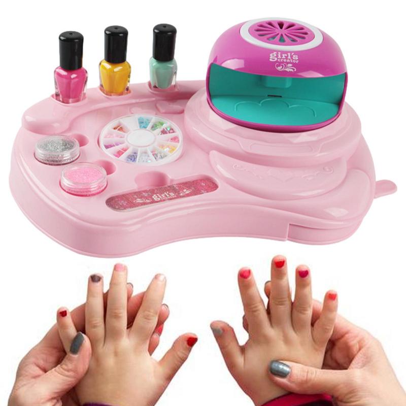 Beauty Makeup Kit For Kids - Kids Nail Polish Set Girls Nail