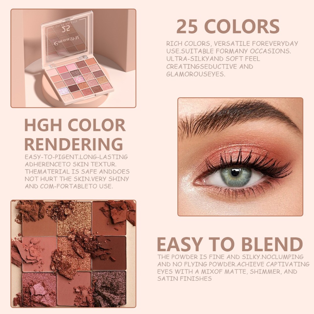 25 Color Eyeshadow Palette Mat – Beauty Makeup Eyeshadow Palette Bewertung und Preis