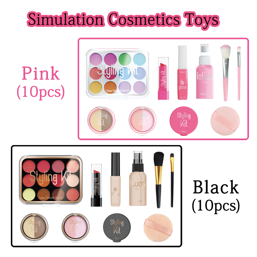 10 Pcs Simulation Girl Beauty  – Beauty Makeup Kit For Kids Bewertung und Preis