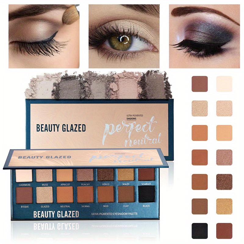 BEAUTY GLAZED 14 Colors Eyesha – Beauty Makeup Eyeshadow Palette Bewertung und Preis