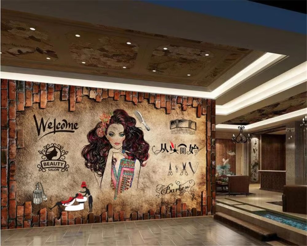 custom wallpaper mural Nostalg – Beauty Makeup Wallpaper Bewertung und Preis