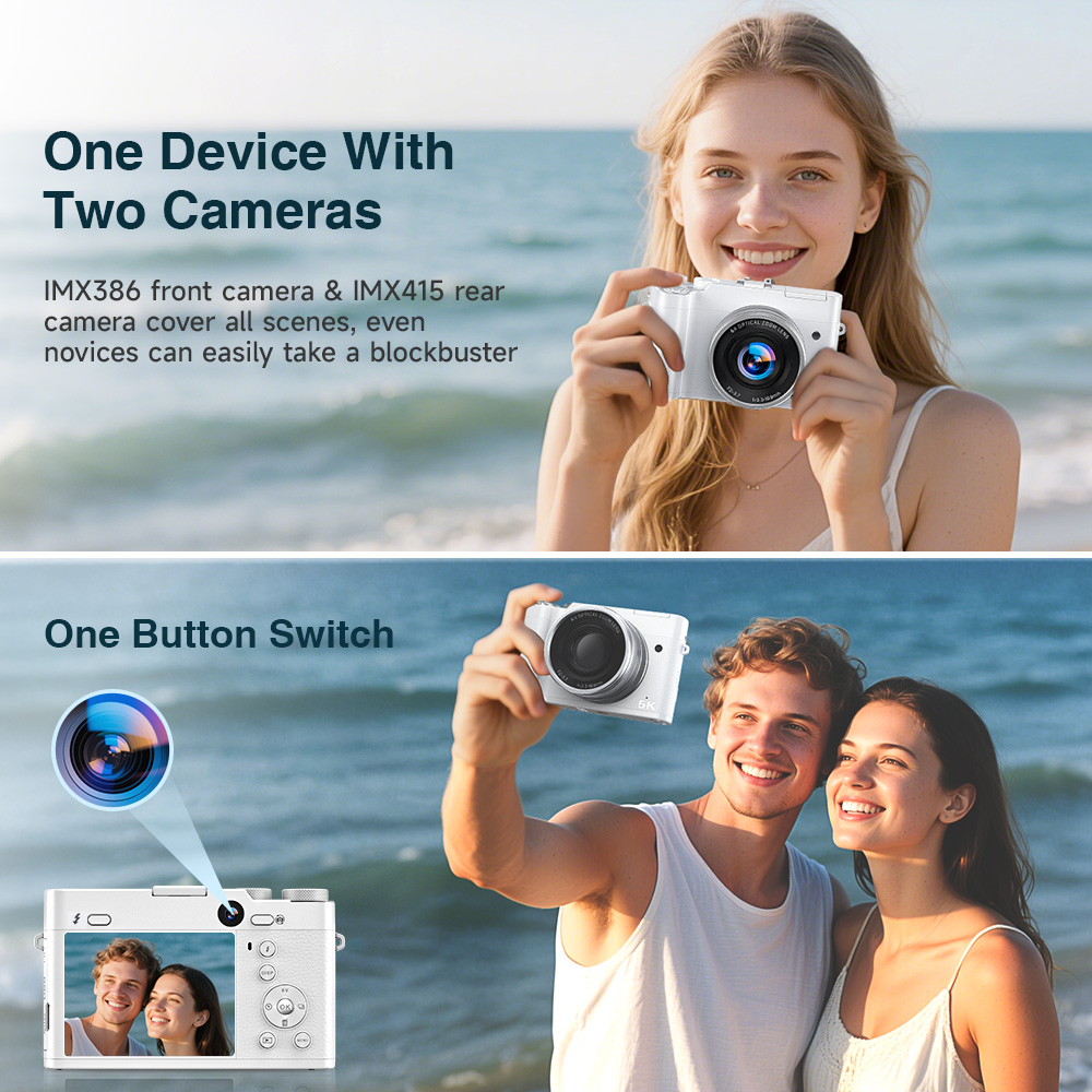 5K 64MP WiFi Digital Camera, 6 – Beauty Makeup App Bewertung und Preis