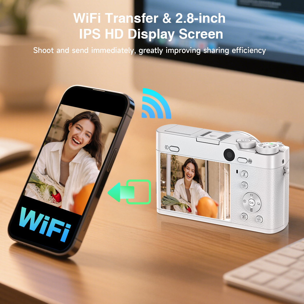 5K 64MP WiFi Digital Camera, 6 – Beauty Makeup App Bewertung und Preis
