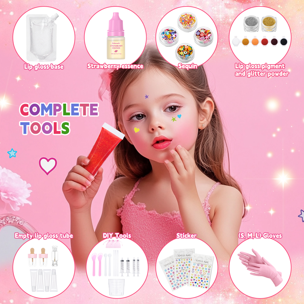 Lip Gloss Base Set Lip Gloss M – Beauty Makeup Kit For Kids Bewertung und Preis