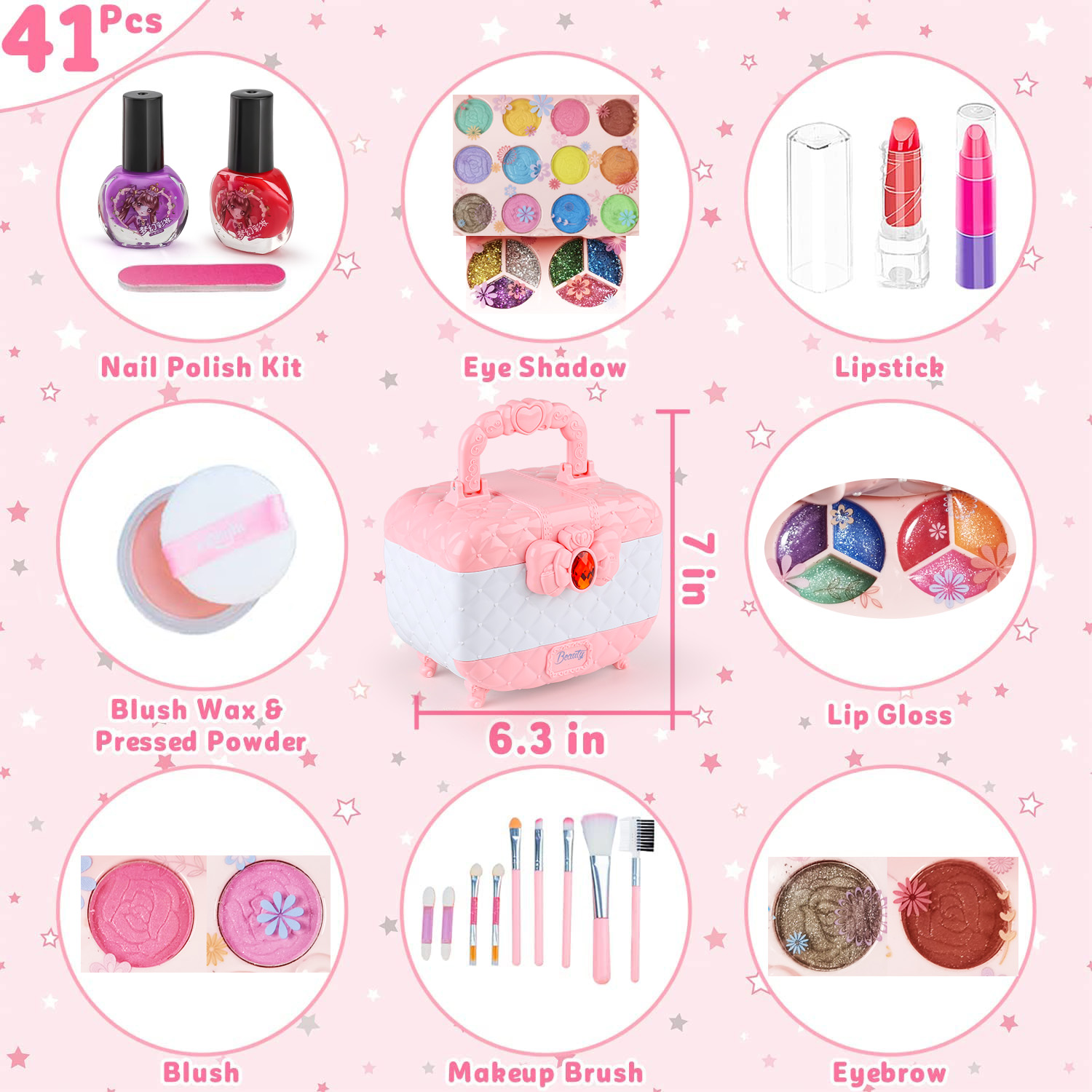 Kids Makeup Toy Kit for Girls, – Beauty Makeup Kit For Kids Bewertung und Preis