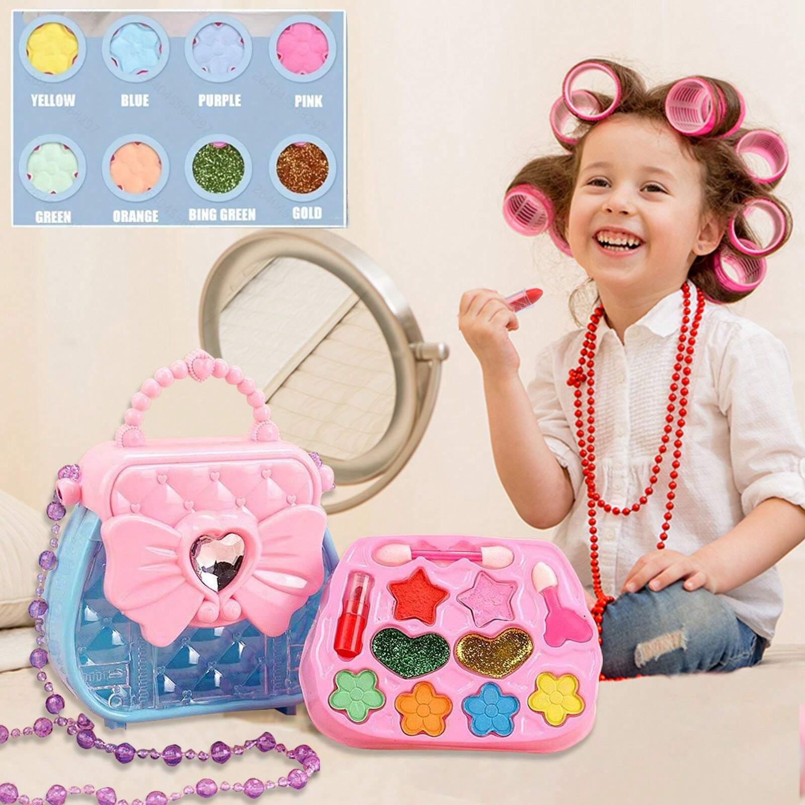 Kids' Dress-Up Toy Set: Makeup – Beauty Makeup Kit For Kids Bewertung und Preis