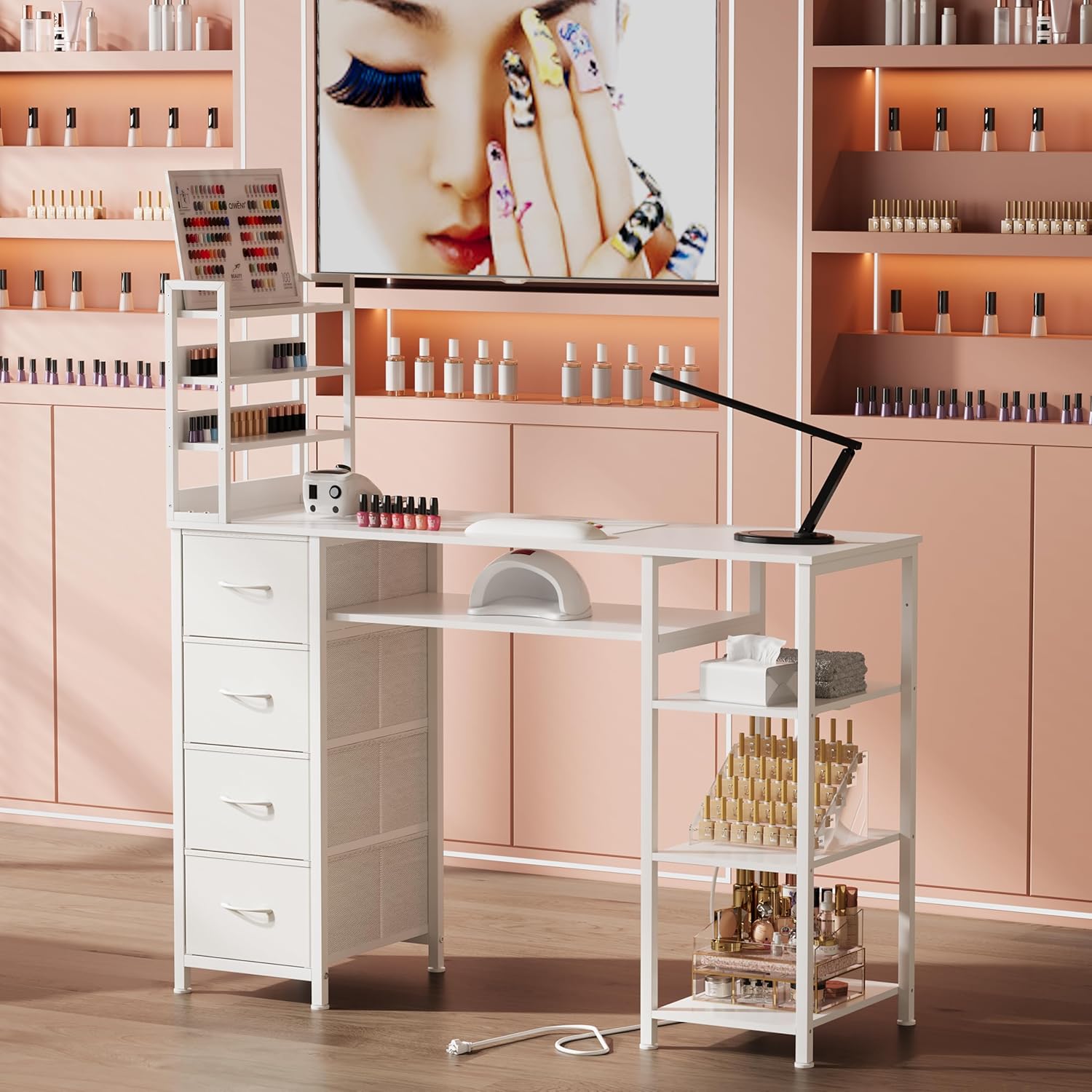 Manicure Table Nail Desk for N – Beauty Makeup Outlet Bewertung und Preis