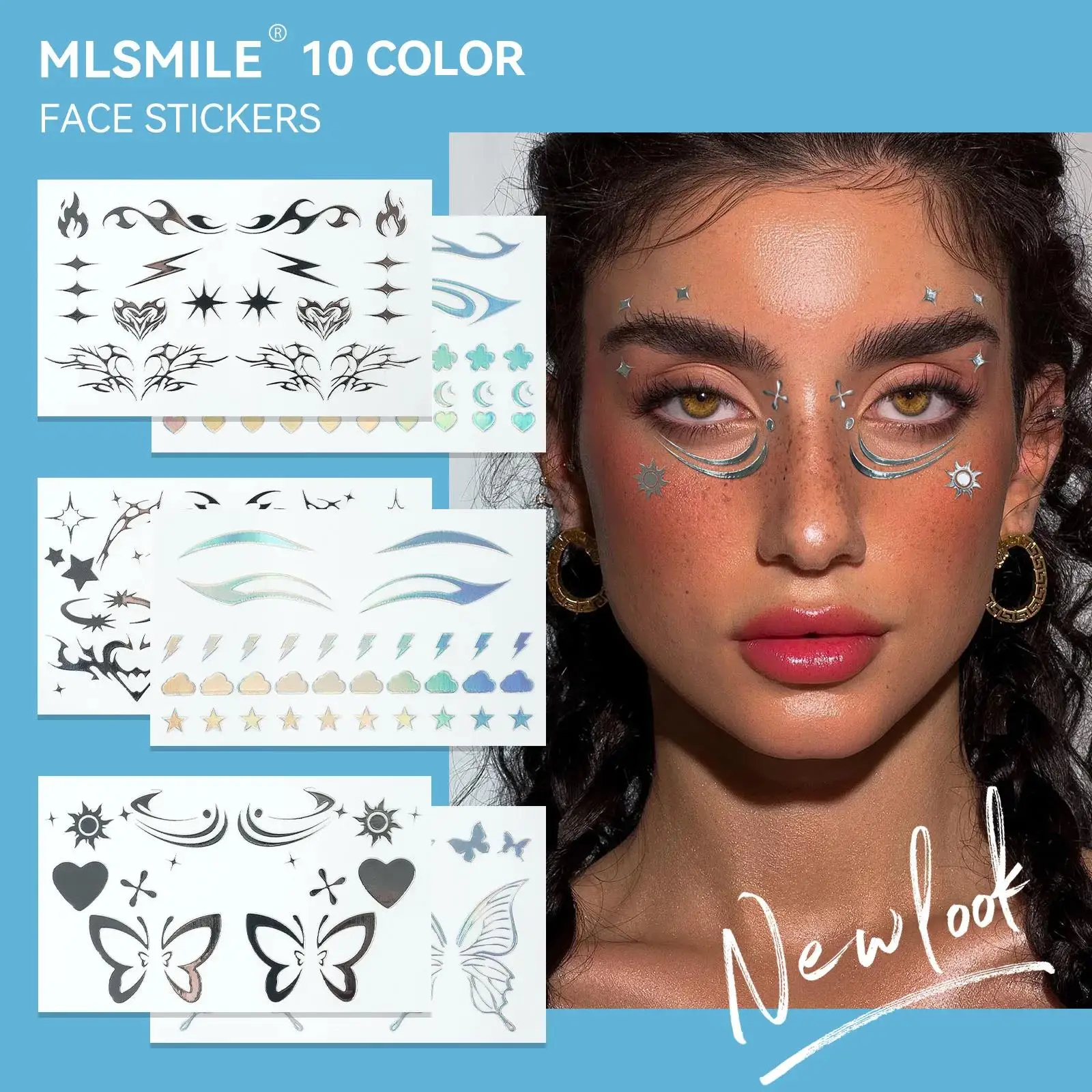New Laser Face Sticker Eye Mak – Beauty Makeup Pictures Bewertung und Preis