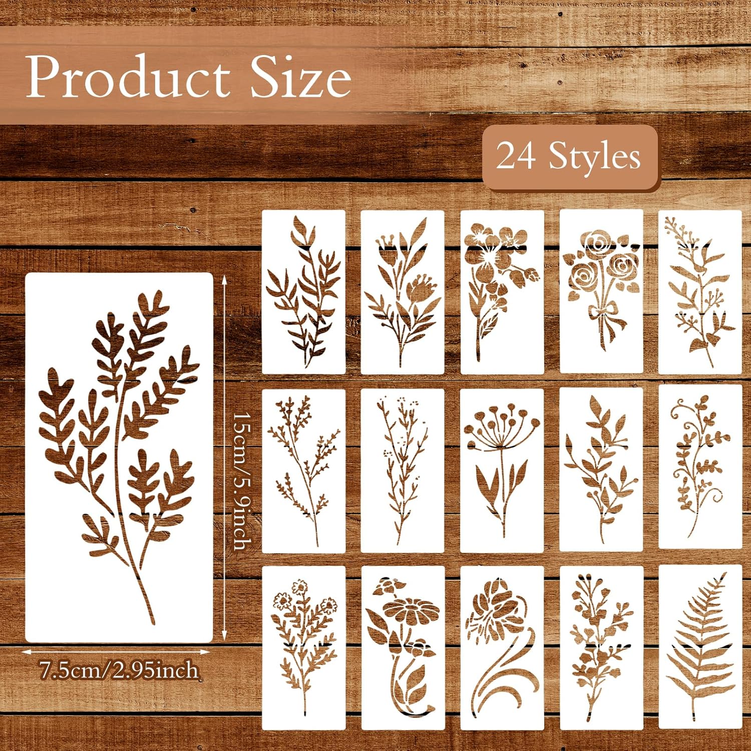 24pcs/Set Wildflower Stencils  – Beauty Makeup Kit For Kids Bewertung und Preis