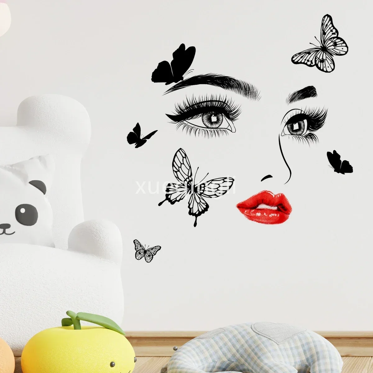 Beauty Female Face Wall Sticke – Beauty And Makeup Studio Bewertung und Preis