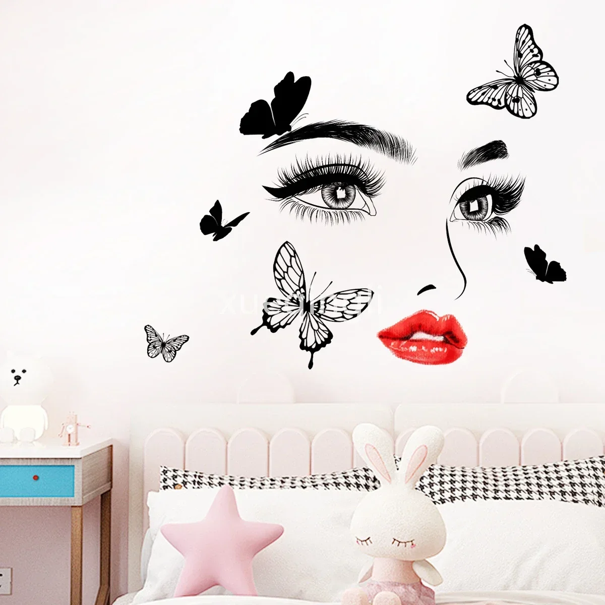 Beauty Female Face Wall Sticke – Beauty And Makeup Studio Bewertung und Preis