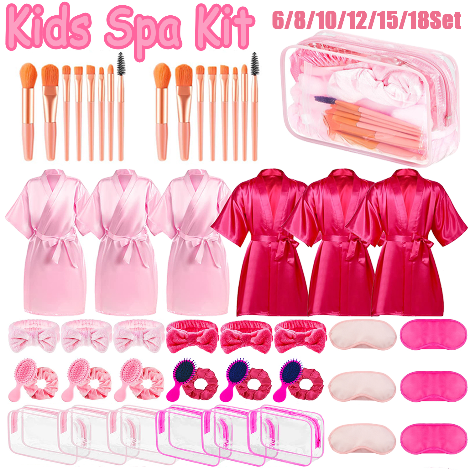 6-18 Set Spa Party Robes for G – Beauty Makeup Kit For Kids Bewertung und Preis