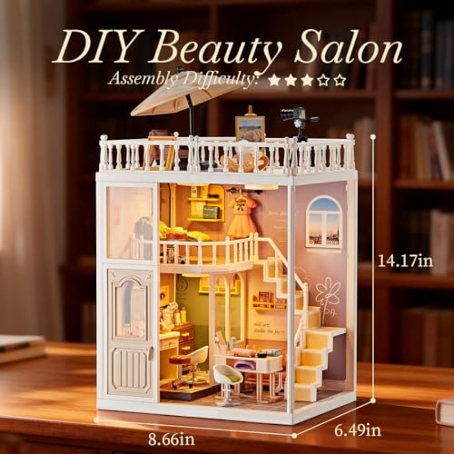 DIY Miniature House Kit Beauty – Beauty And Makeup Studio Bewertung und Preis