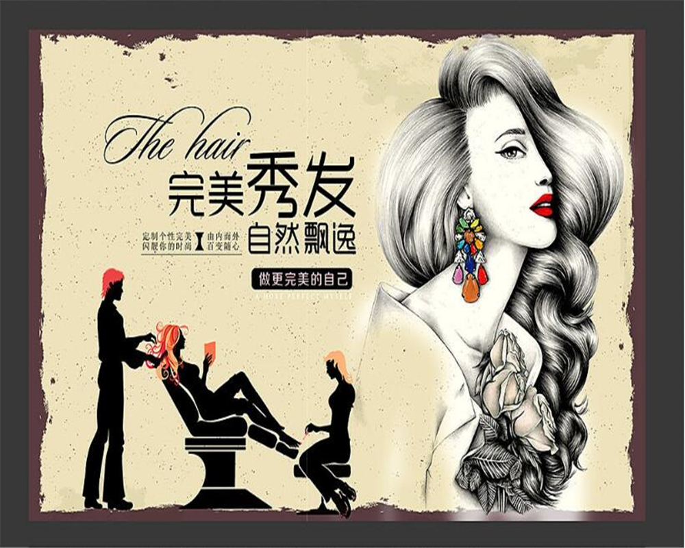 beibehang Simple fashion perso – Beauty Makeup Wallpaper Bewertung und Preis