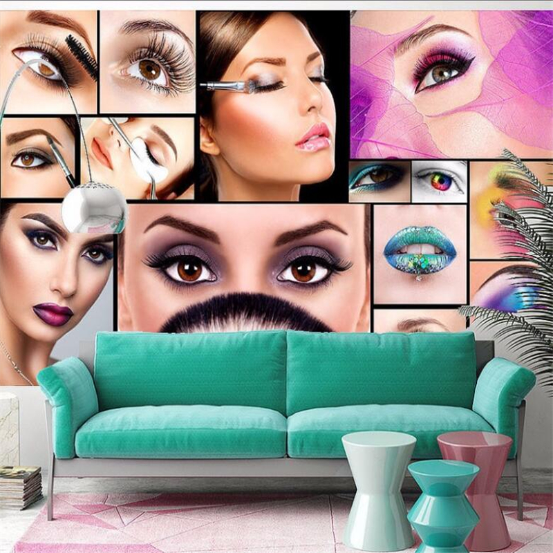 Custom photo wallpaper 3D mura – Beauty Makeup Wallpaper Bewertung und Preis