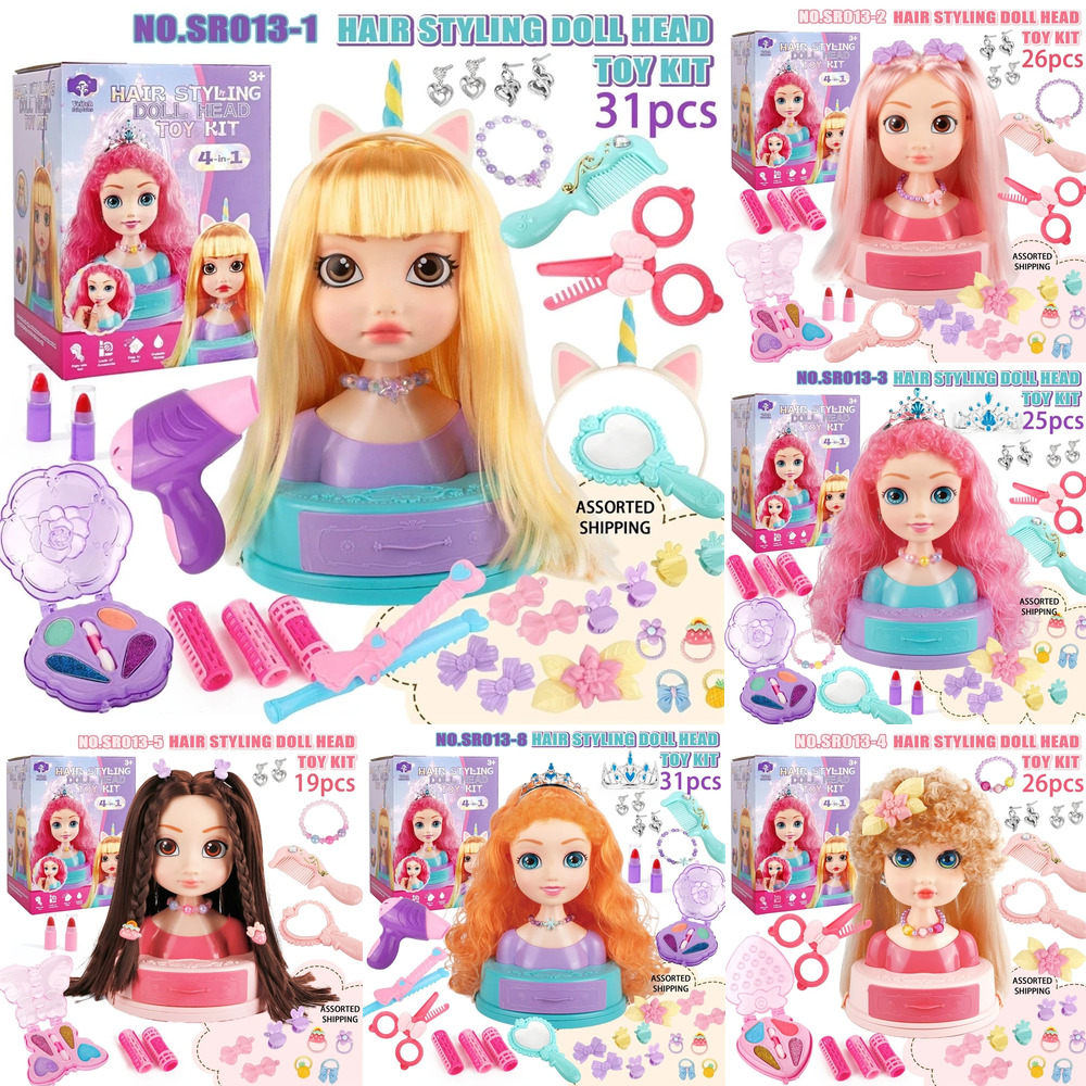 Hair Styling Doll Head Makeup  – Beauty Makeup Kit For Kids Bewertung und Preis