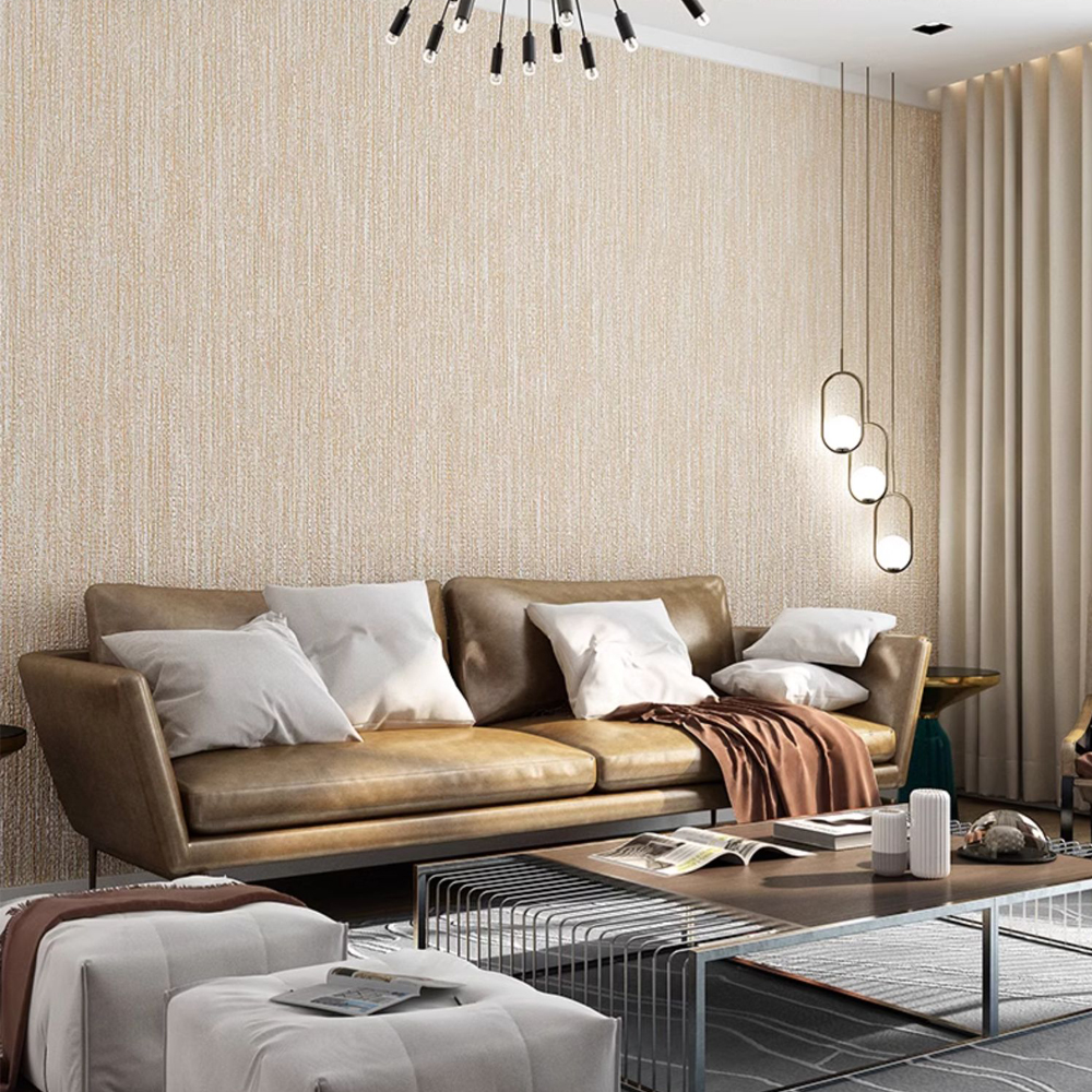 Japanese 3D Linen Striped Wall – Beauty Makeup Wallpaper Bewertung und Preis
