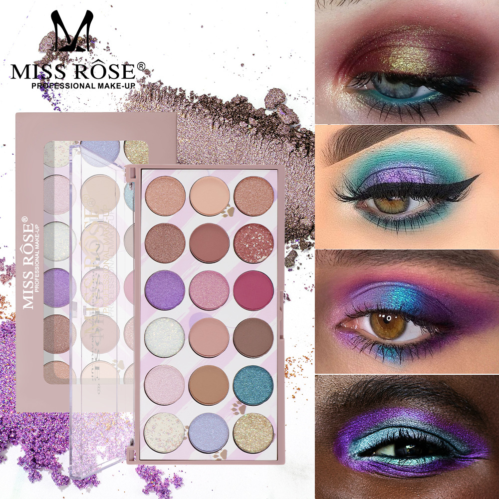 MISS ROSE 18 Colors Eyeshadow  – Beauty Makeup Eyeshadow Palette Bewertung und Preis