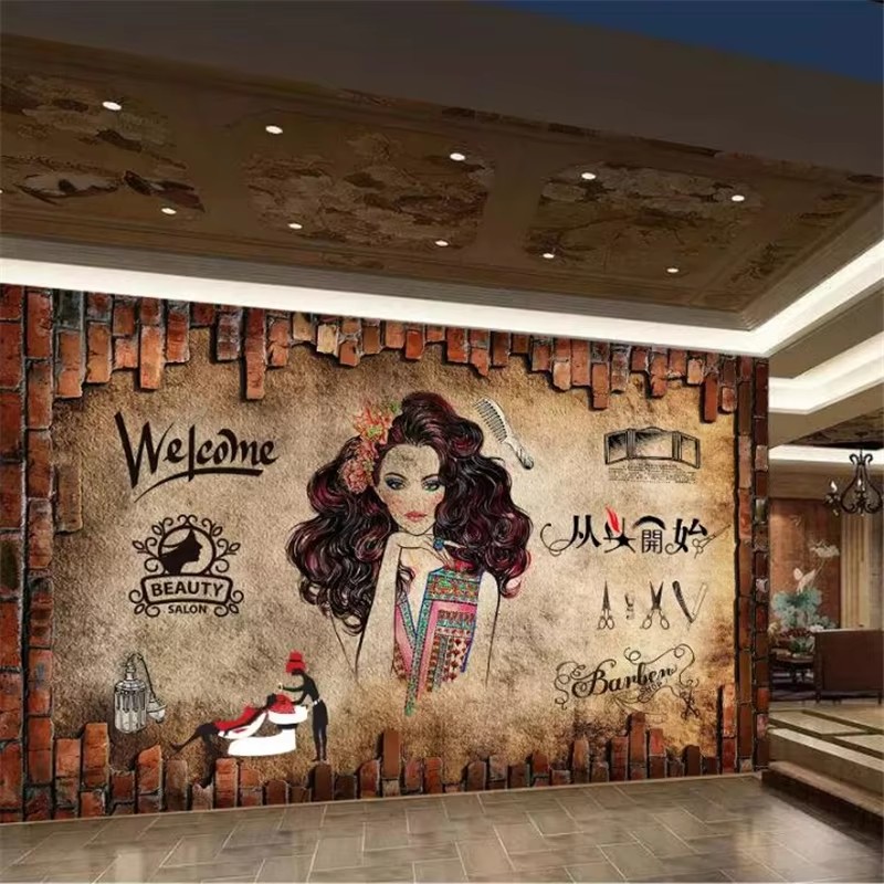 Custom wallpaper 3d murals nos – Beauty Makeup Wallpaper Bewertung und Preis