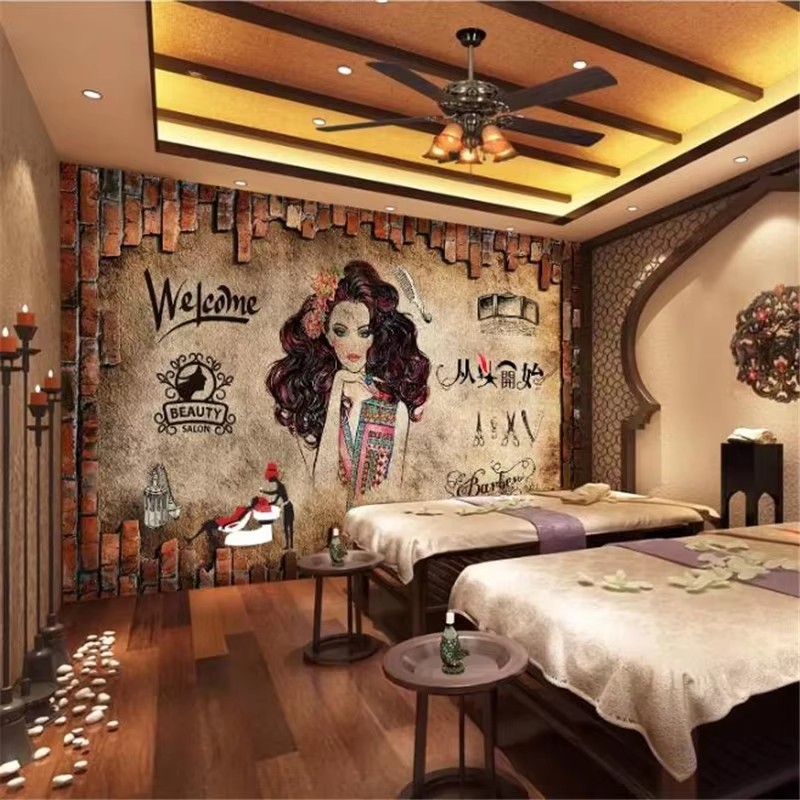 Custom wallpaper 3d murals nos – Beauty Makeup Wallpaper Bewertung und Preis