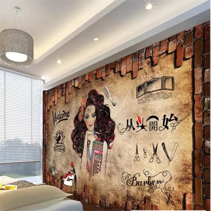 Custom wallpaper 3d murals nos – Beauty Makeup Wallpaper Bewertung und Preis
