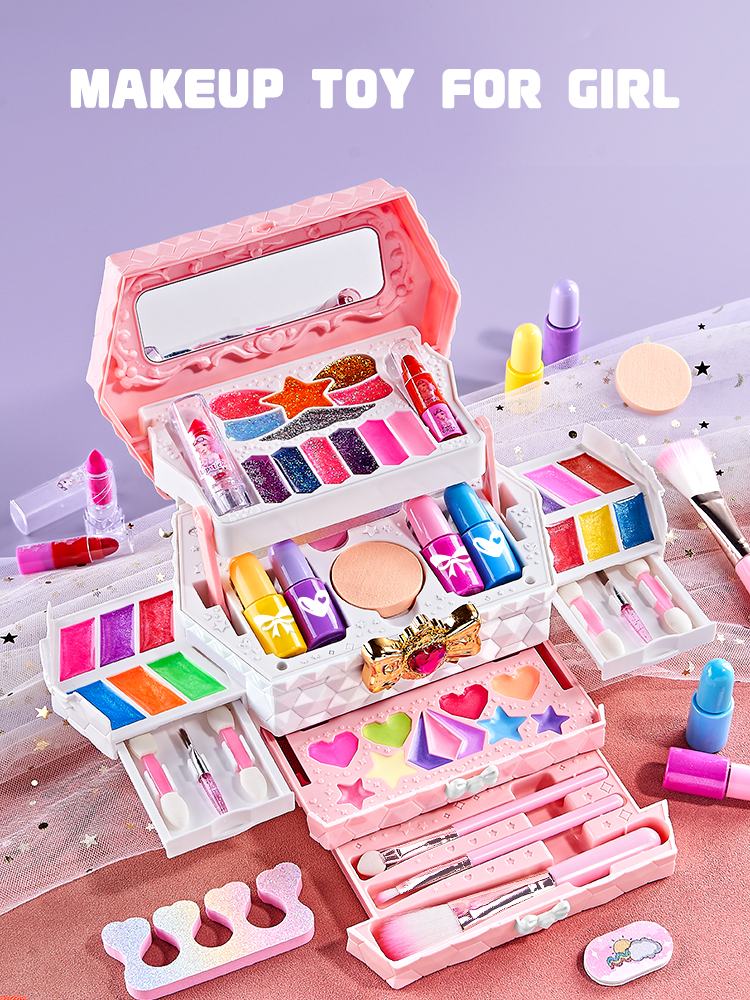 Children's Makeup Kit Non-toxi – Beauty Makeup Kit For Kids Bewertung und Preis