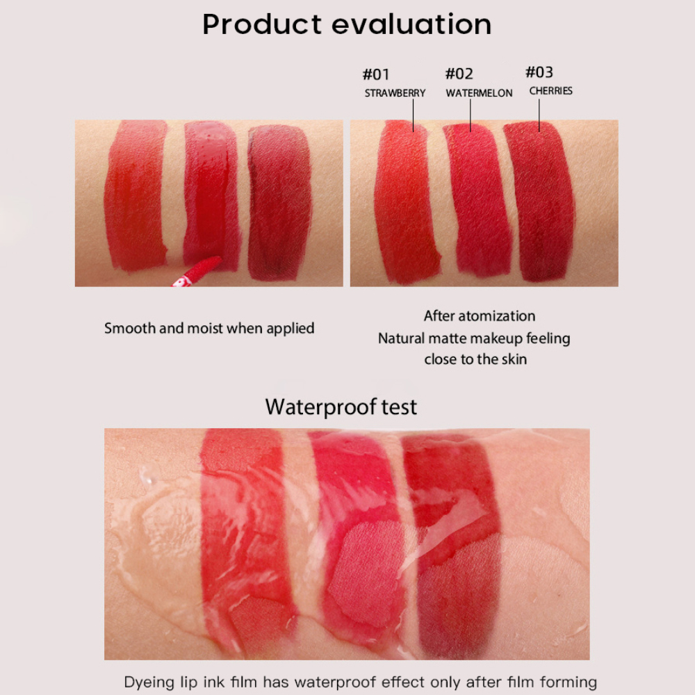 3 Colors Juice Lip Dye Waterpr – Beauty Juice Makeup Bewertung und Preis