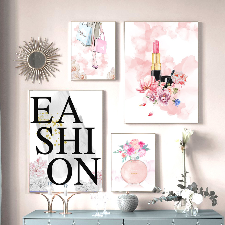 Perfume Fashion Poster Lipstic – Beauty Makeup Pictures Bewertung und Preis