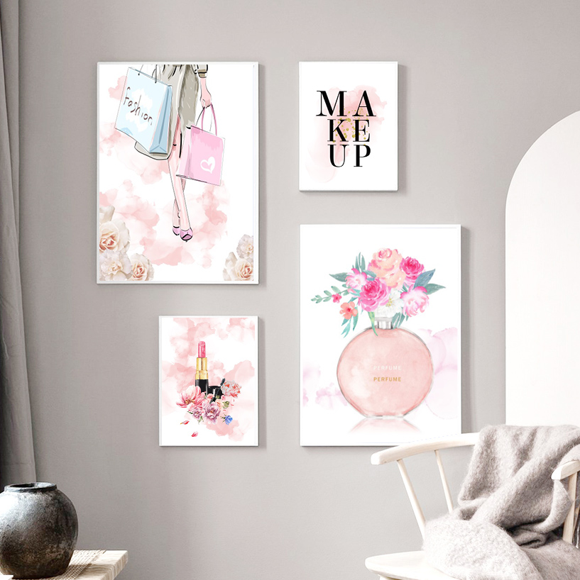 Perfume Fashion Poster Lipstic – Beauty Makeup Pictures Bewertung und Preis