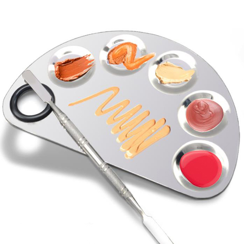 ●Stainless Steel Makeup Mixer  – Beauty Makeup Eyeshadow Palette Bewertung und Preis