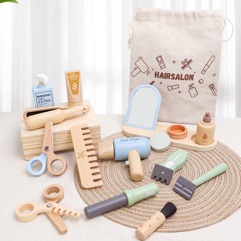 Wooden Pretend Hairdressing Ma – Beauty Makeup Kit For Kids Bewertung und Preis