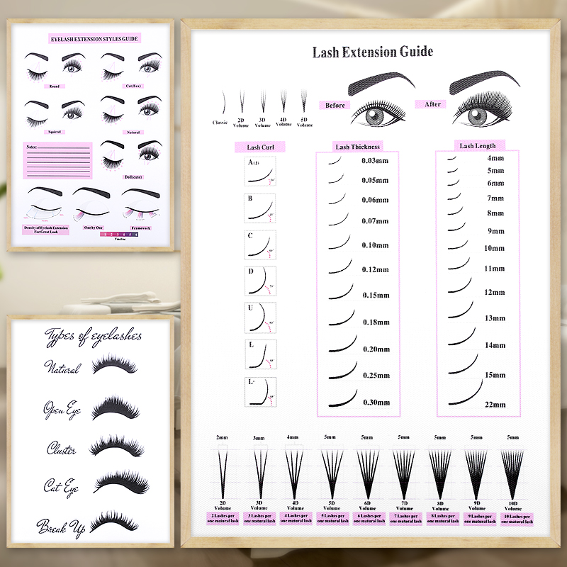 Lash Extensions Guide Poster P – Beauty Makeup Pictures Bewertung und Preis