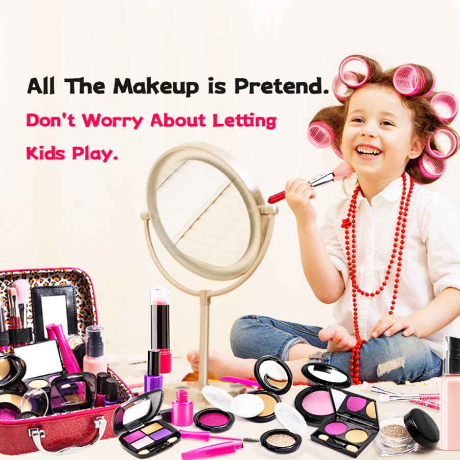 Pretend Makeup Kit for Girls,  – Beauty Makeup Kit For Kids Bewertung und Preis